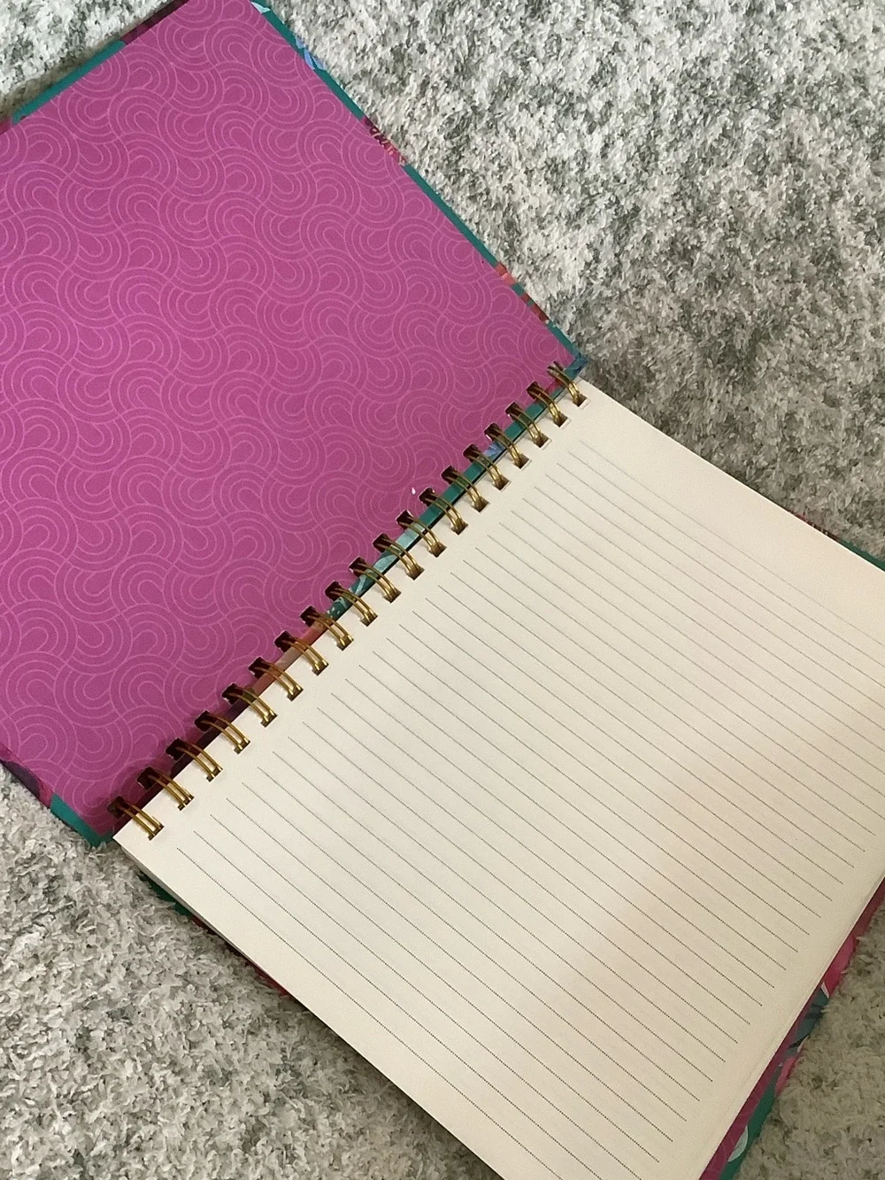 Clementine Paper Co Floral Brights Lined Journal Hardcover Notebook NWT 8.25”x10